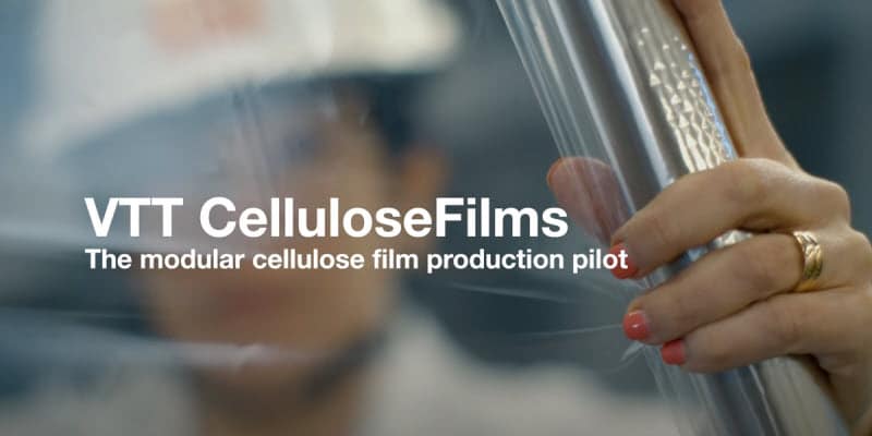 Film de celulosa transparente para reemplazar el plástico tradicional en el envasado de alimentos